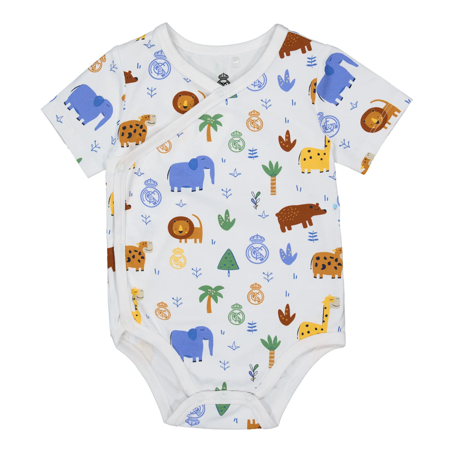 2 Set Baby Bodysuit Jungle Friends White Real Madrid - Image 6