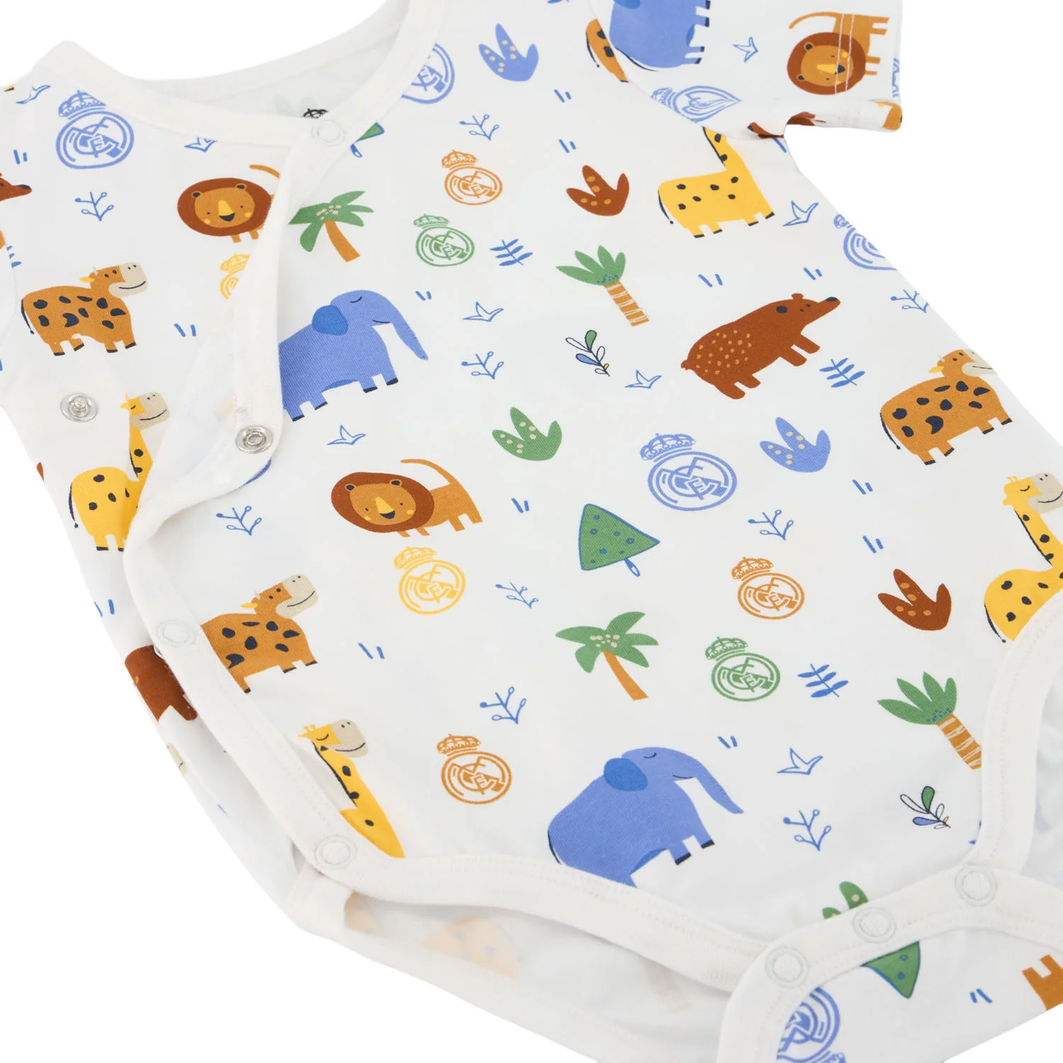 2 Set Baby Bodysuit Jungle Friends White Real Madrid - Image 7