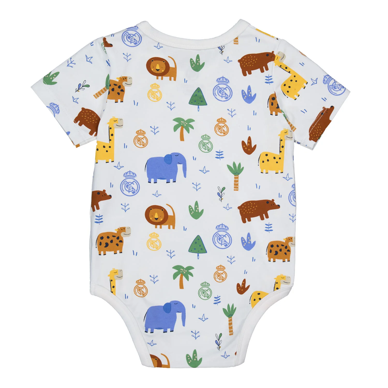 2 Set Baby Bodysuit Jungle Friends White Real Madrid - Image 8