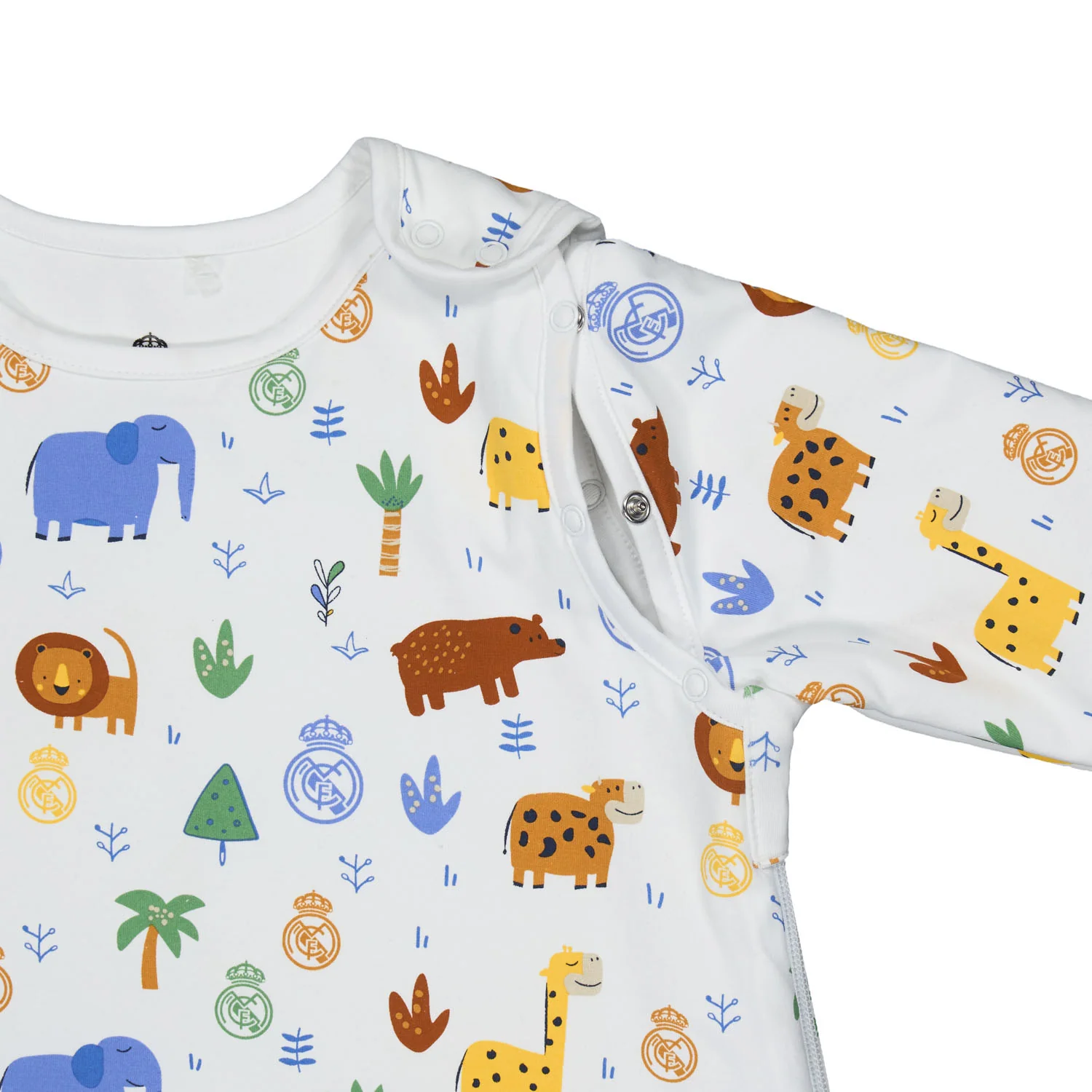 Baby Sleeping Bag Jungle Friends White Real Madrid - Image 2