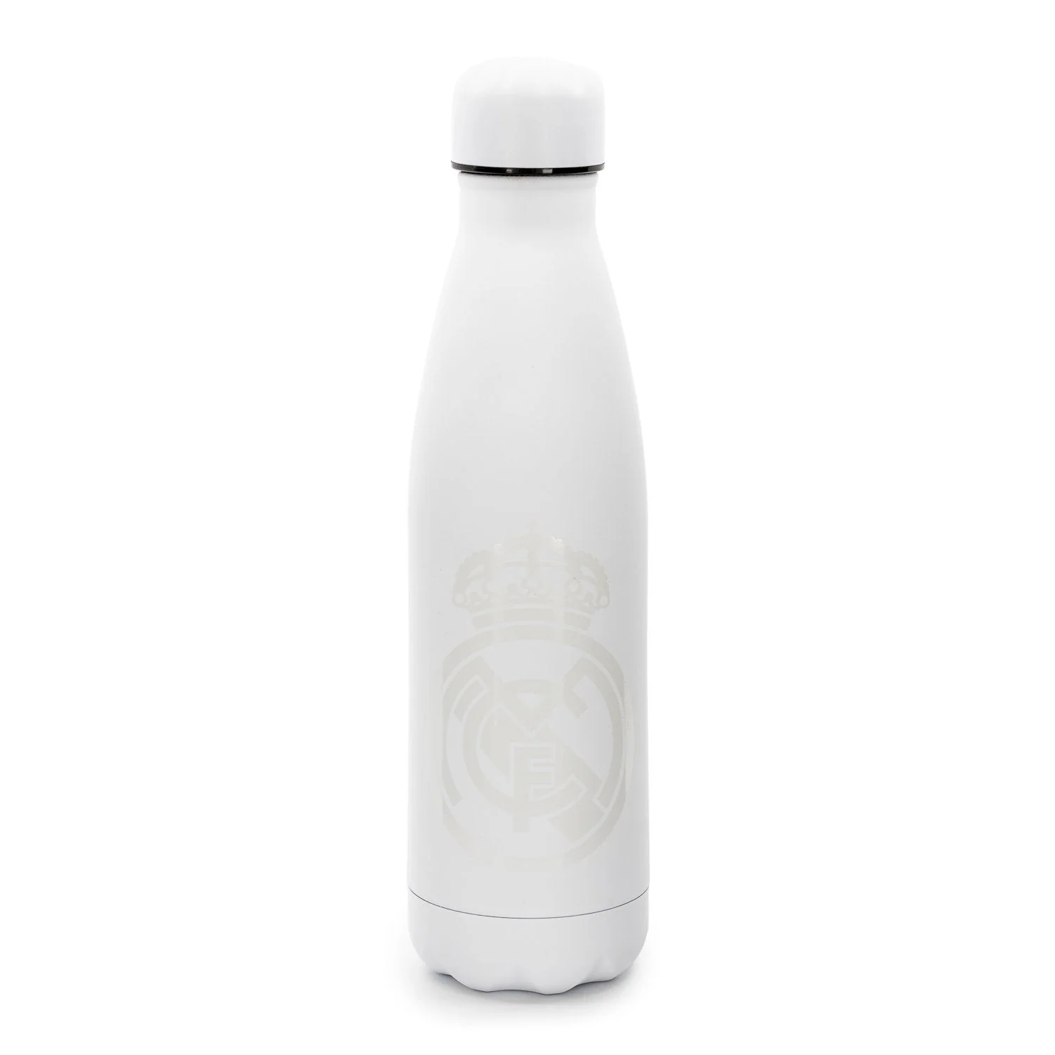 White Rubber-Touch Double-Wall 500ml Steel Bottle