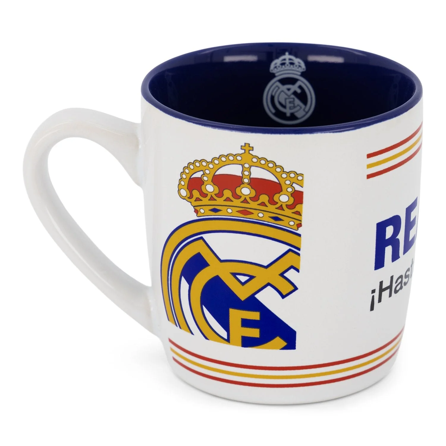 Real Madrid White/Blue 380ml Ceramic “Hasta El Final” Mug
