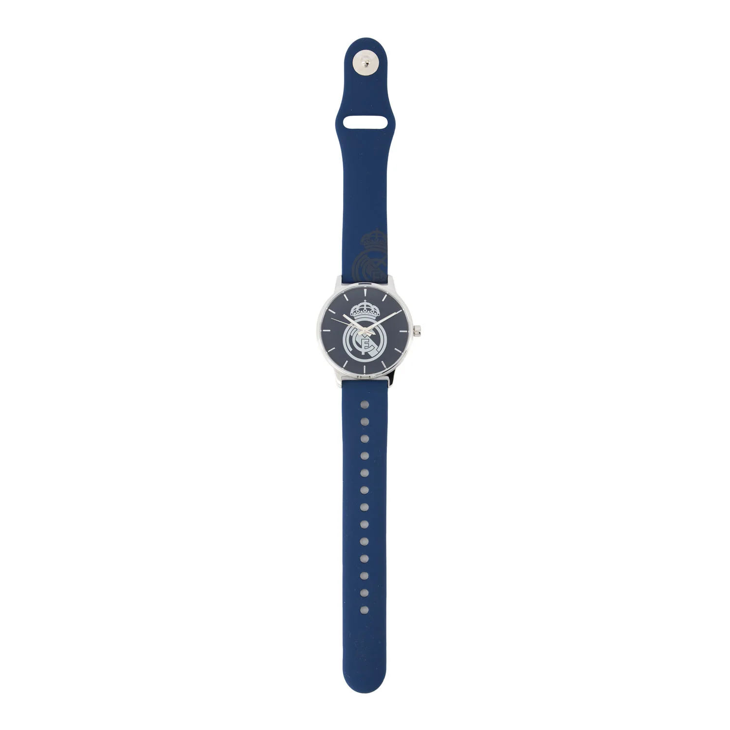 Small Analogue Watch Silicone Strap Blue - Image 3