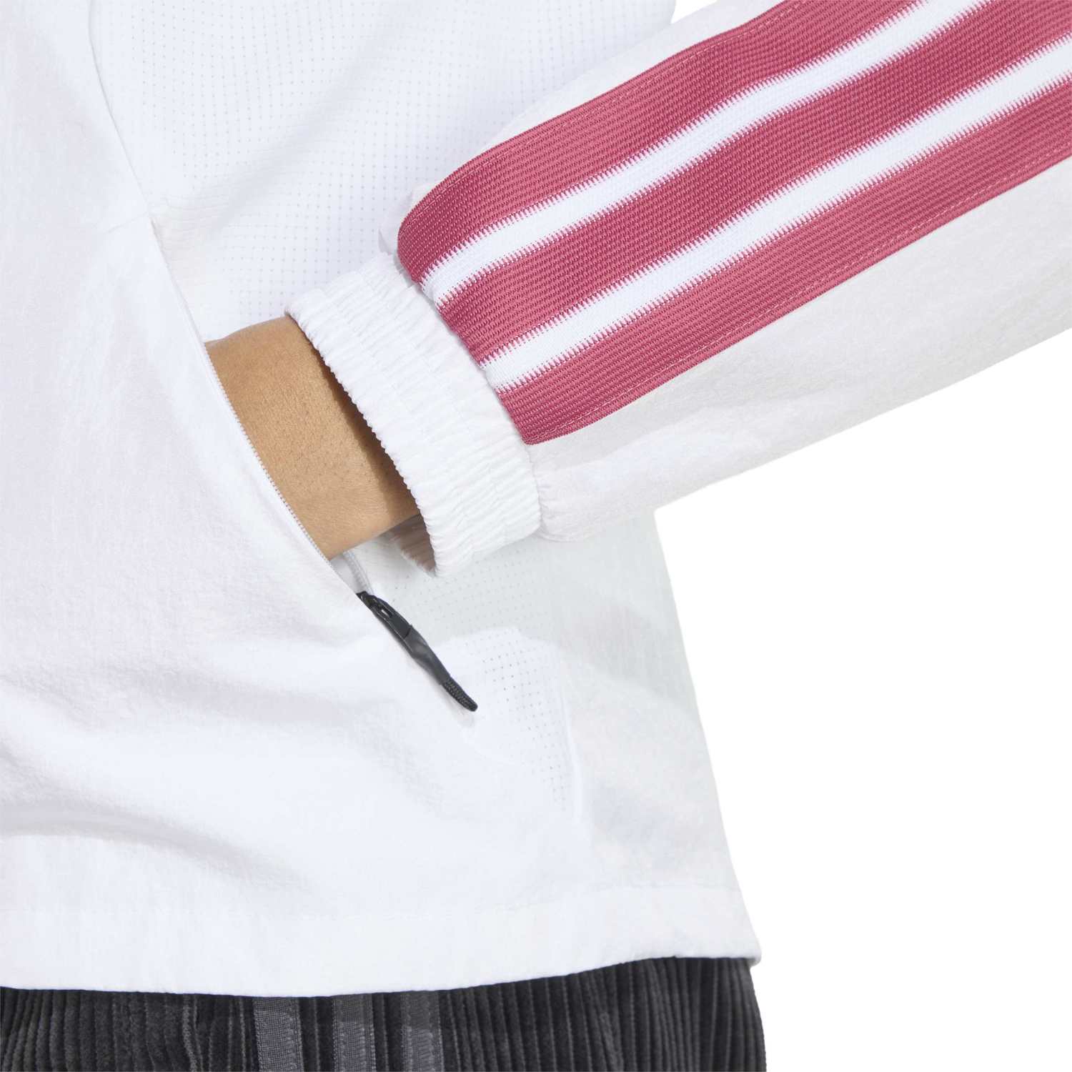 Womens adidas Anthem Jacket 26/27 White - Image 6