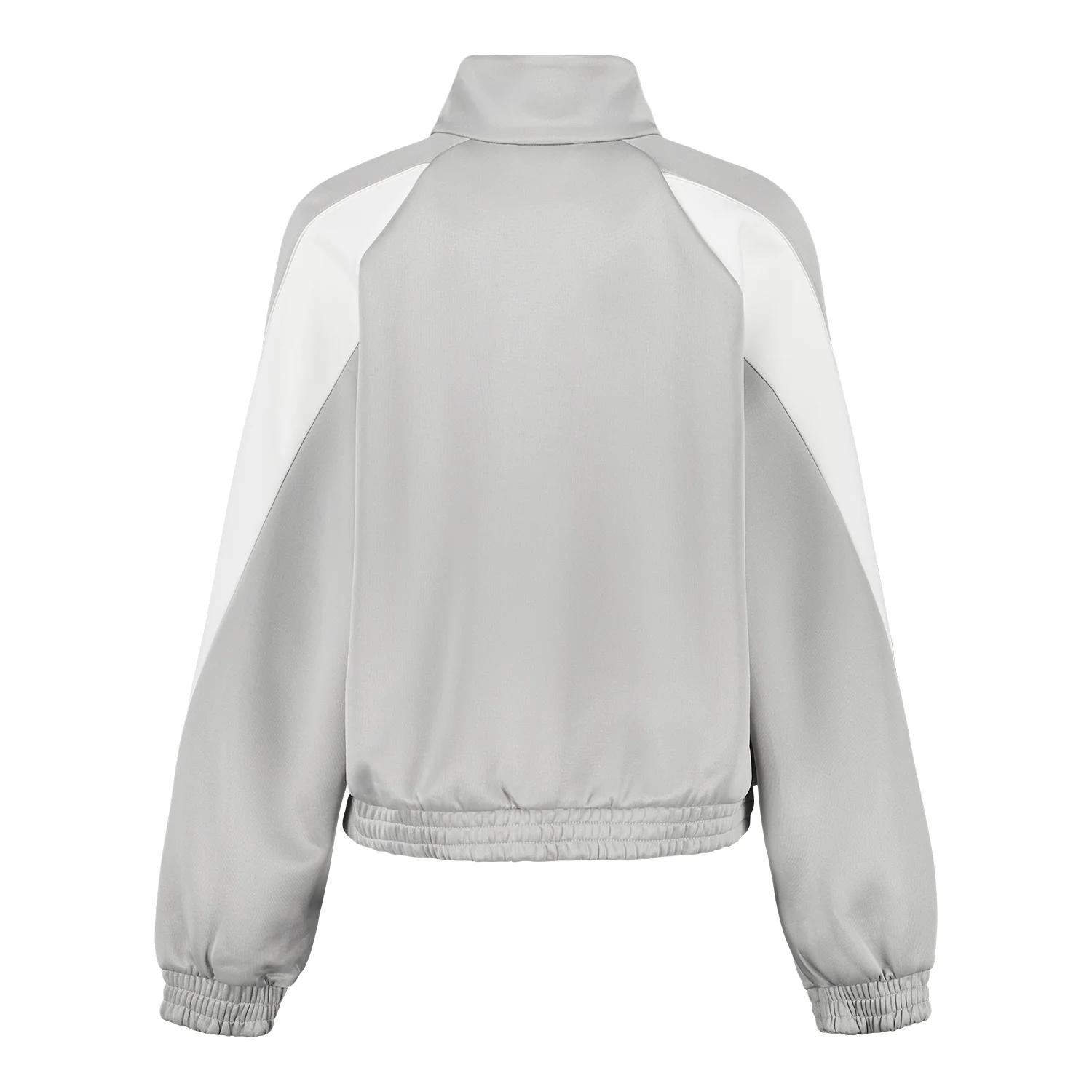 Womens adidas Stadium Tracksuit Jacket Grey - Image 2