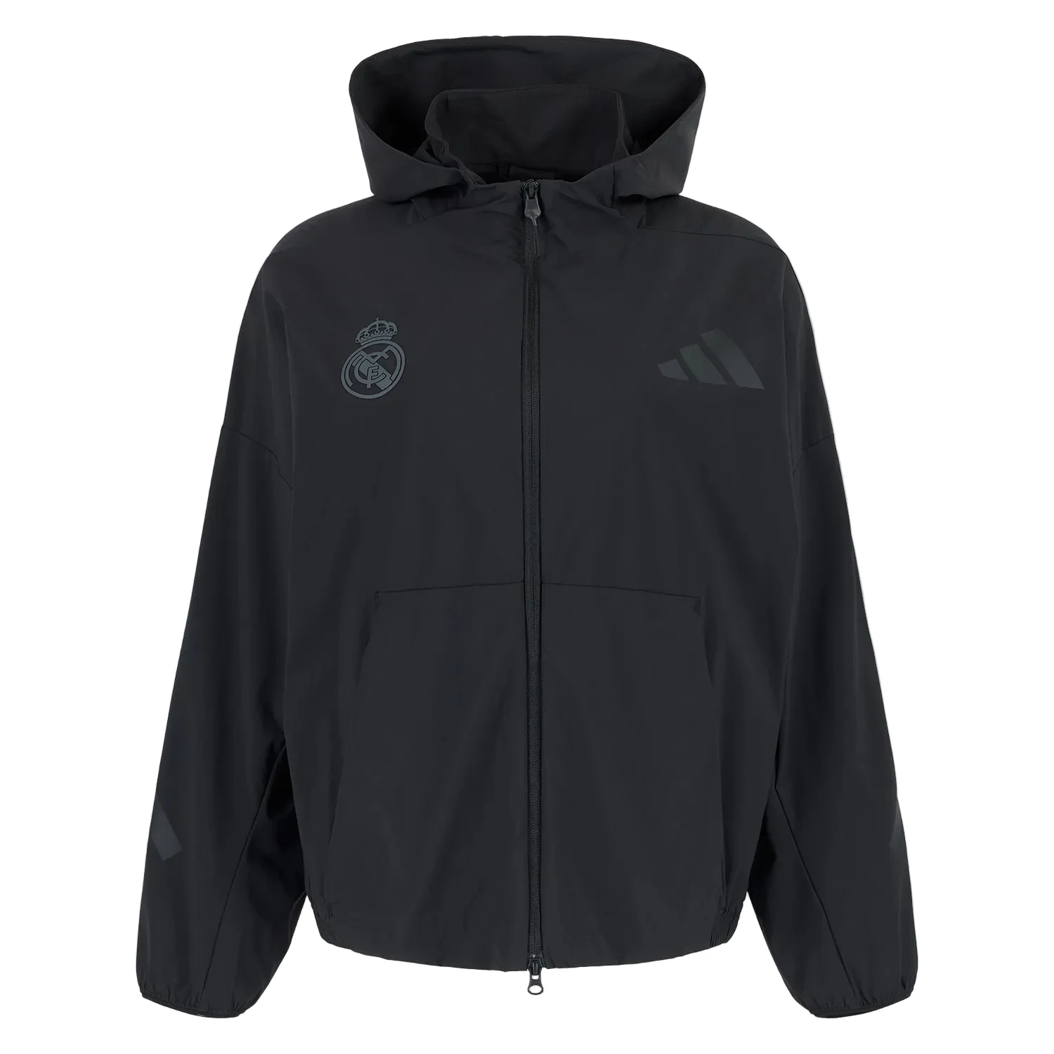 Womens adidas Real Urban Z.N.E. Woven Track Top Black
