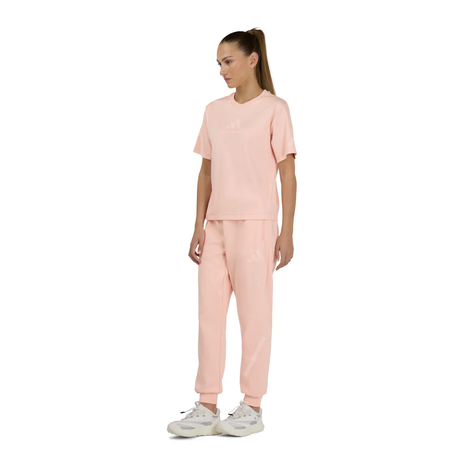 Womens adidas Real Urban Z.N.E. T-Shirt Blush Pink - Image 4