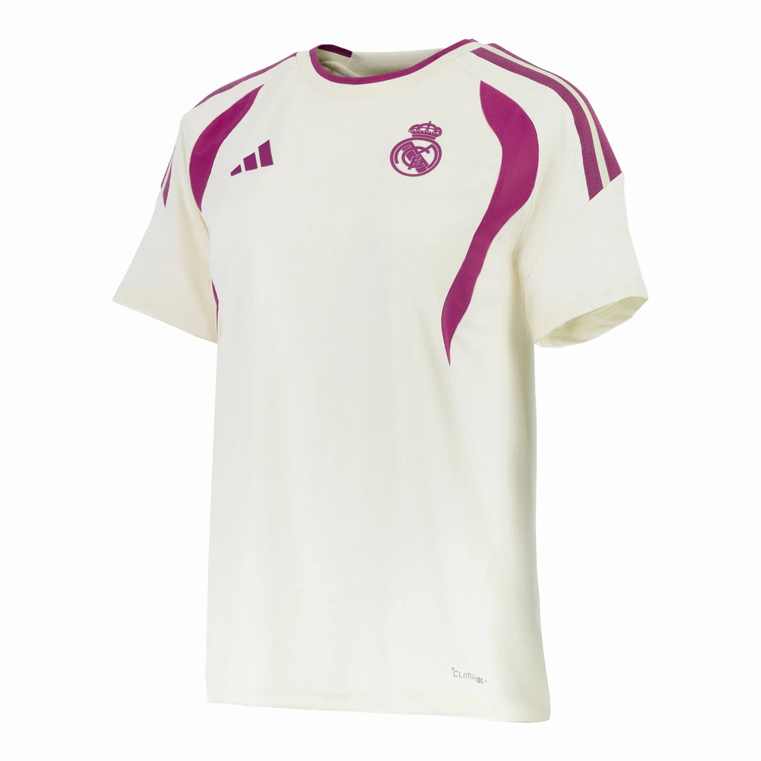 Womens adidas Training Shirt 26/27 Beige - Image 2