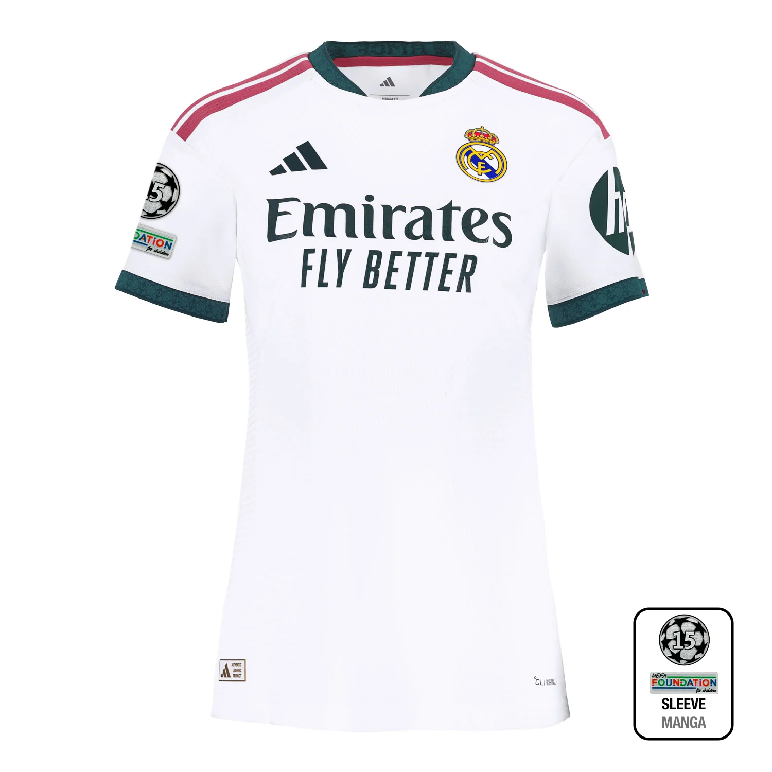 Womens Home Authentic Jersey 26/27 White - Image 11