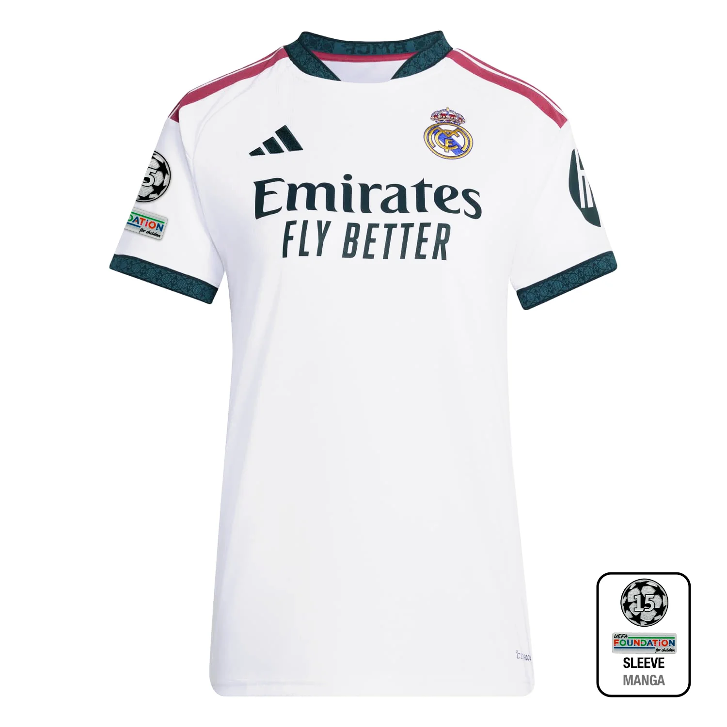 Womens Home Jersey 26/27 White - Image 10