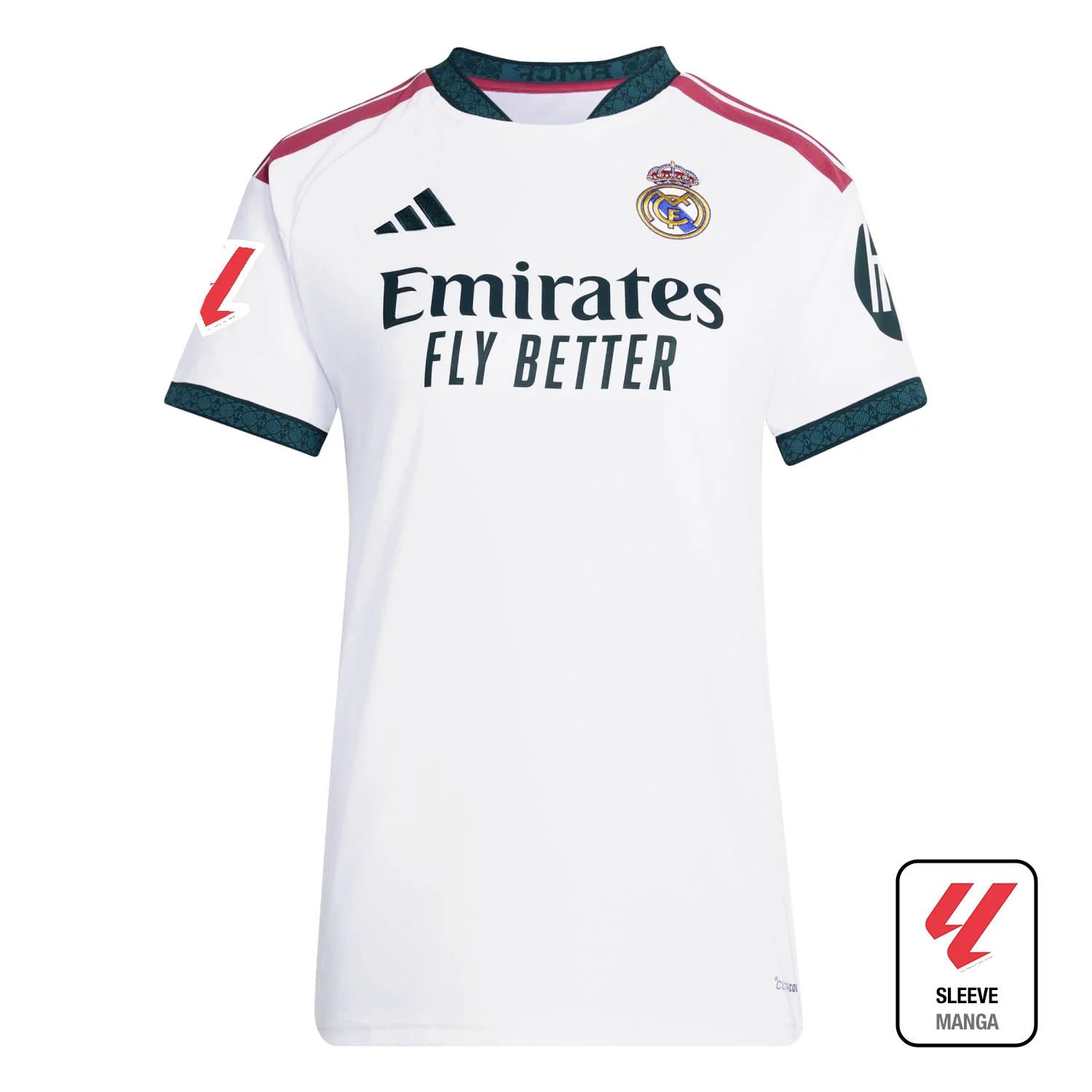 Womens Home Jersey 26/27 White - Image 11