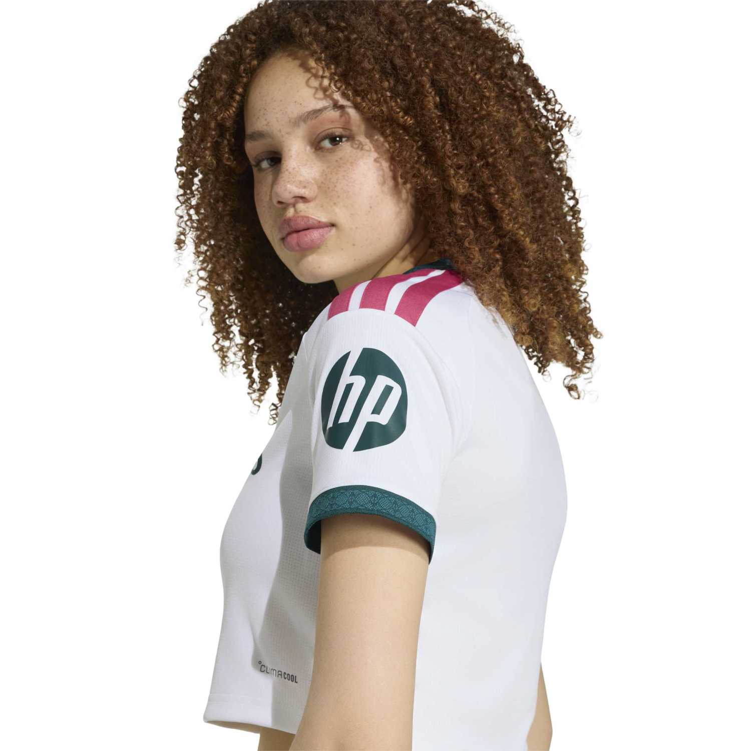 Womens Cropped Home Jersey 26/27 White - Image 5