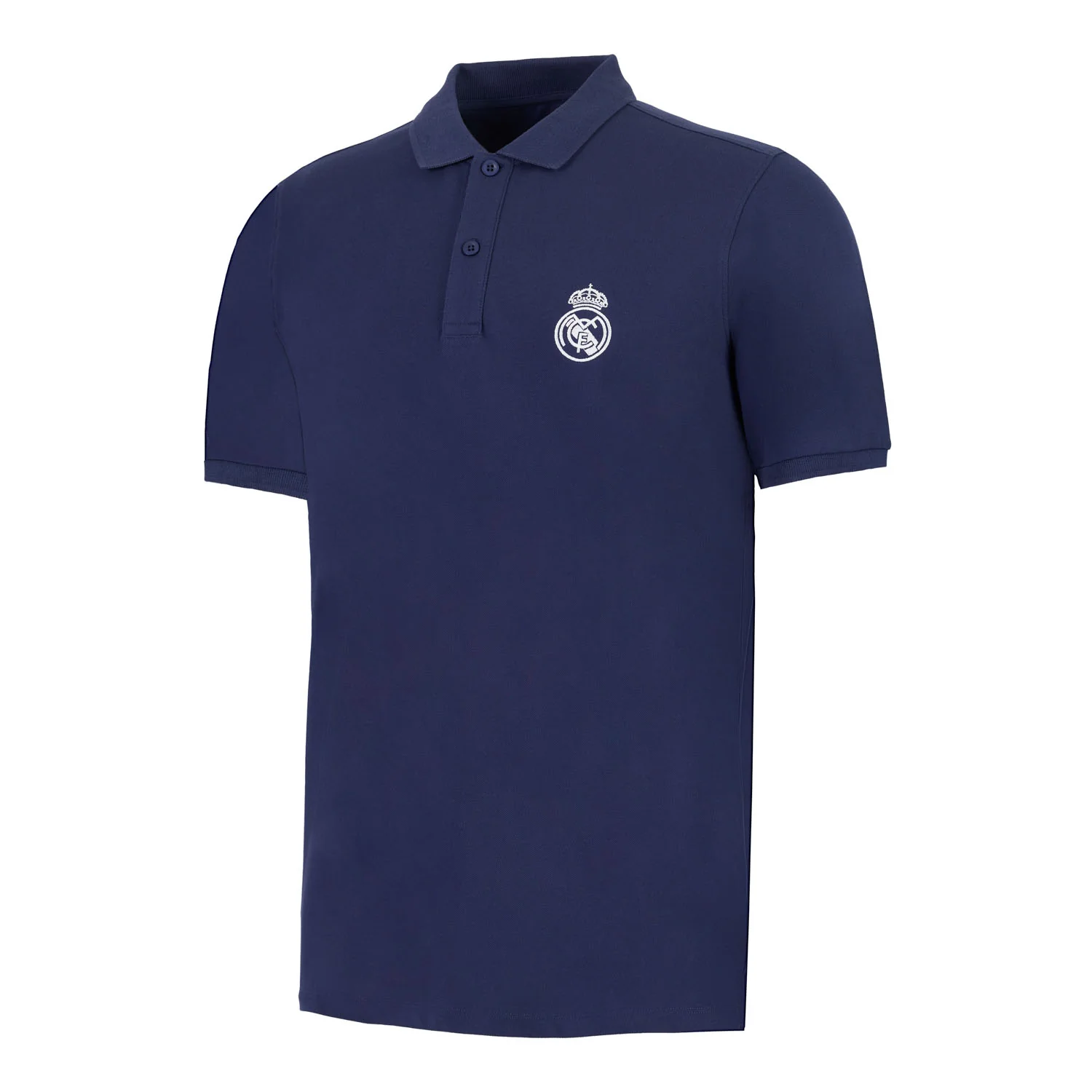 Men's Essentials Core Cotton Polo Navy Blue - Image 3