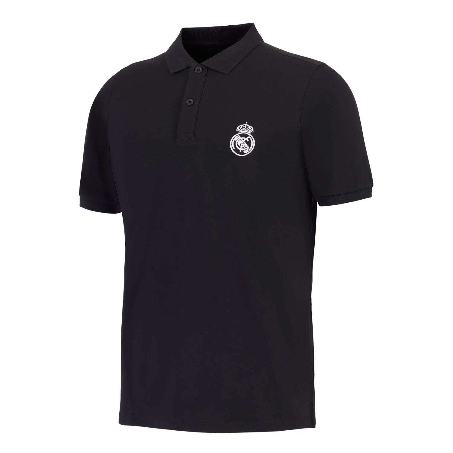 Men's Essentials Core Cotton Polo Black - Image 3