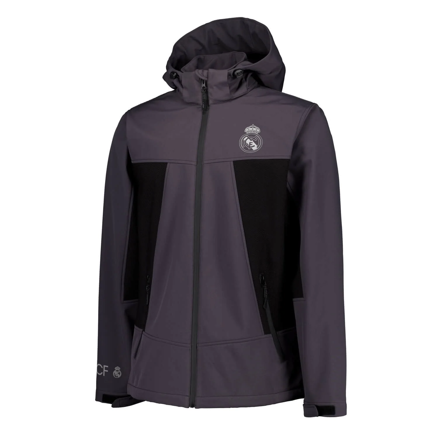 Mens Outerwear Softshell Jacket Dark Grey Real Madrid - Image 2