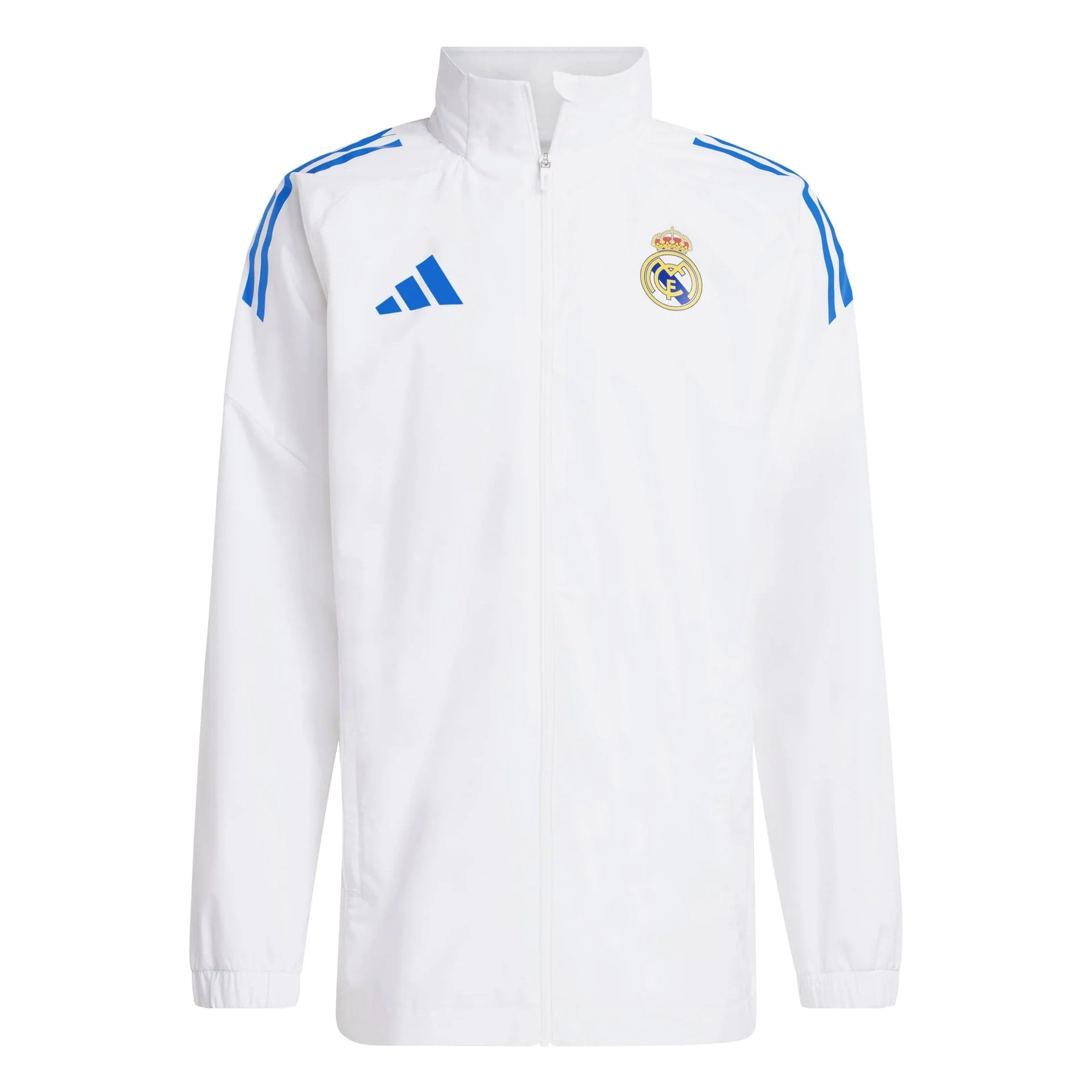 Mens adidas UCL Training All Weather Jacket 25/26 White