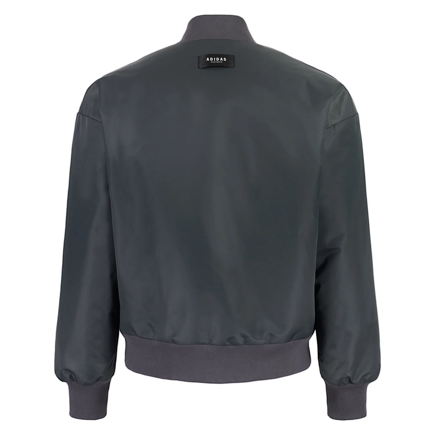 Mens adidas Stadium Bomber Grey - Image 2