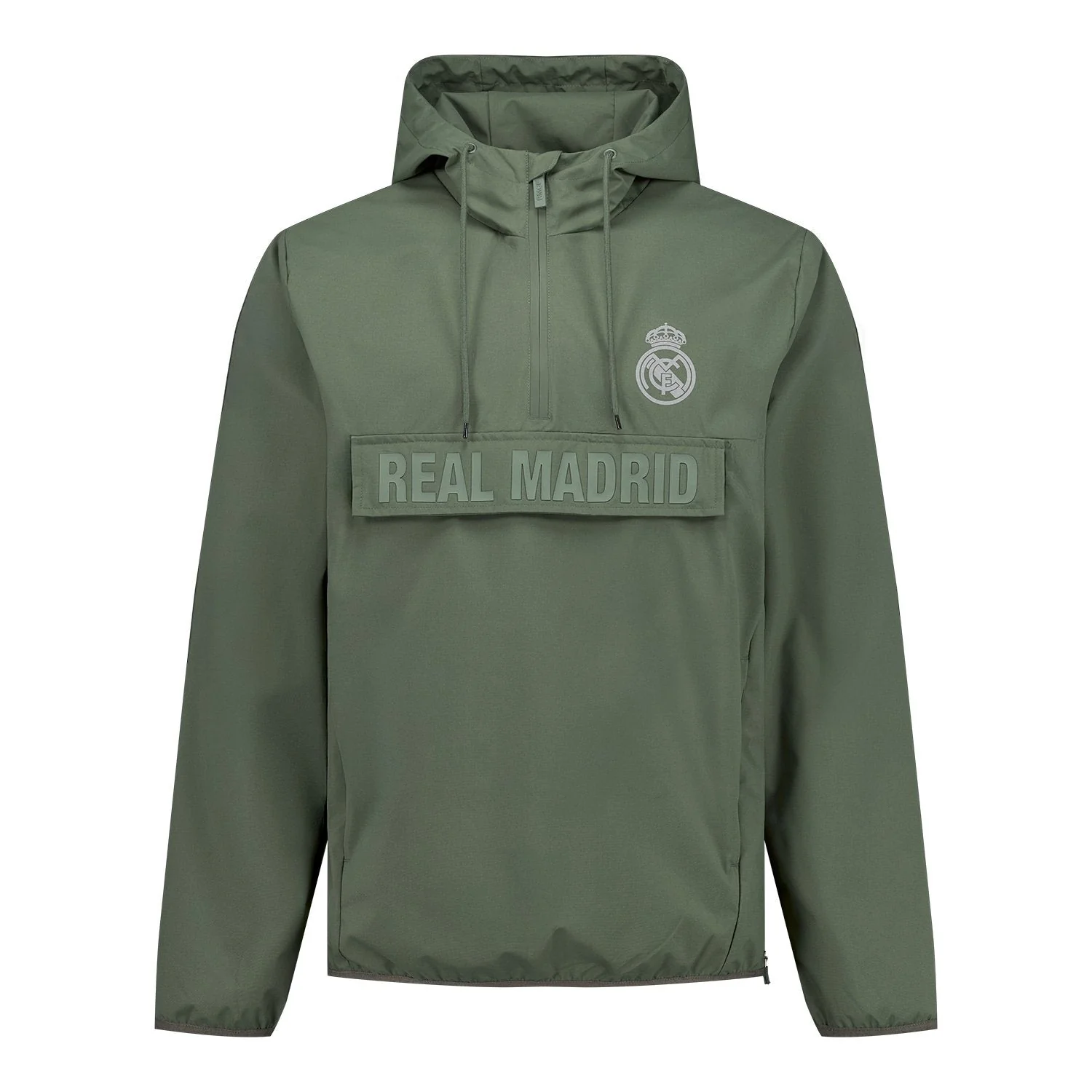 Mens Outerwear Hooded Windbreaker Green