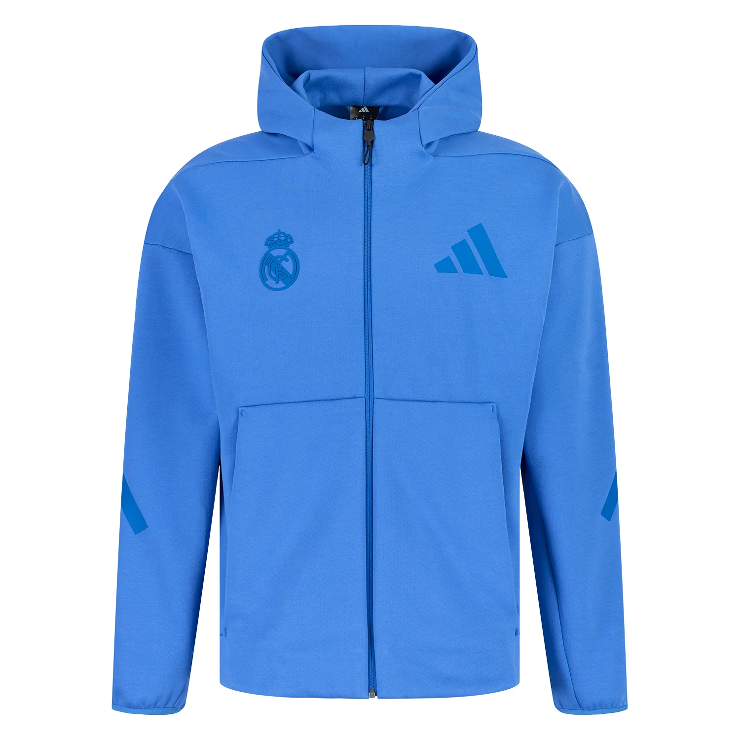 Mens adidas Real Urban Z.N.E. Full Zip Hoodie Blue