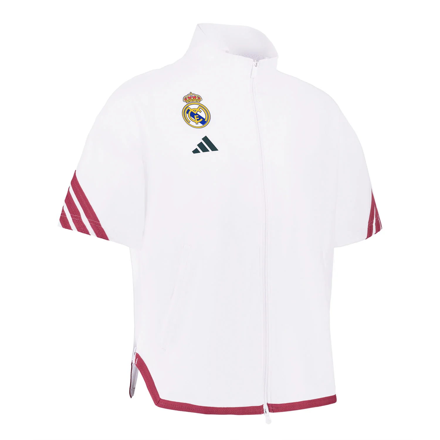 Mens Home Basketball Short Sleeve Jacket 26/27 White - Image 3