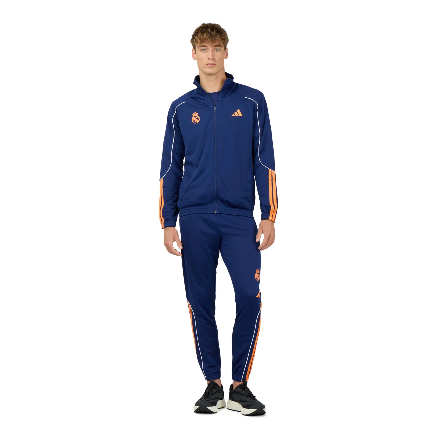 Mens adidas Stadium Tracksuit Navy - Image 2
