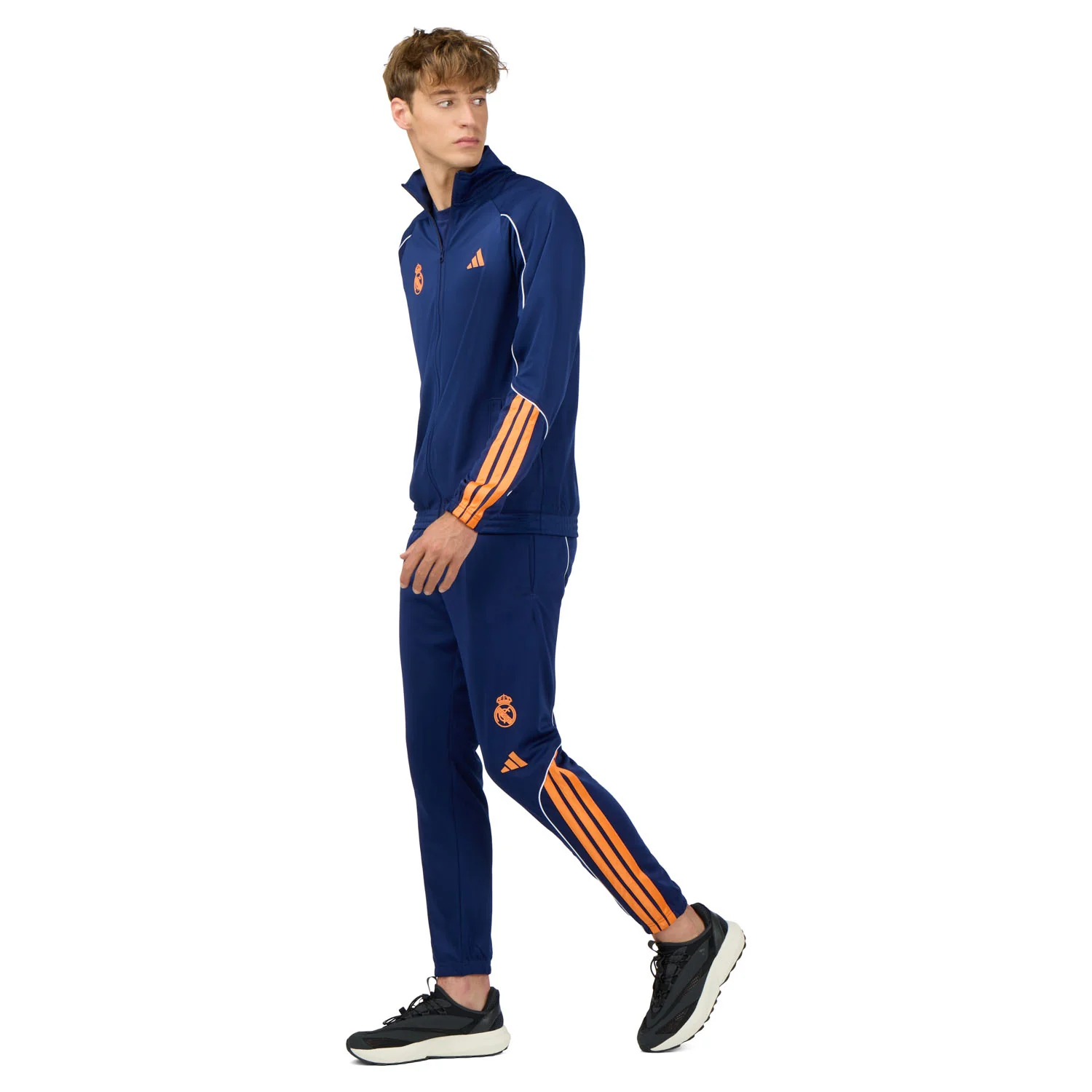 Mens adidas Stadium Tracksuit Navy - Image 8