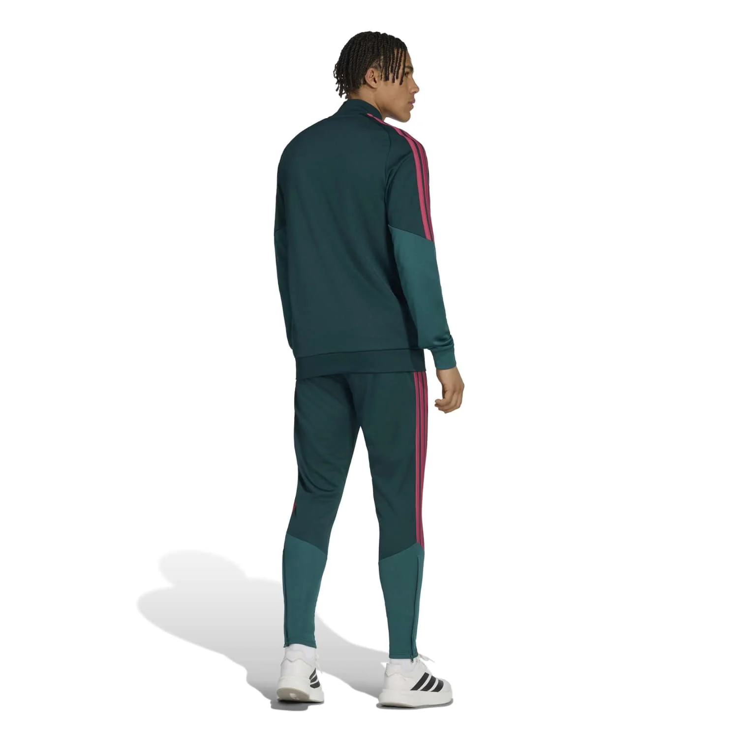 Mens adidas Training Tracksuit 26/27 Green - Image 5
