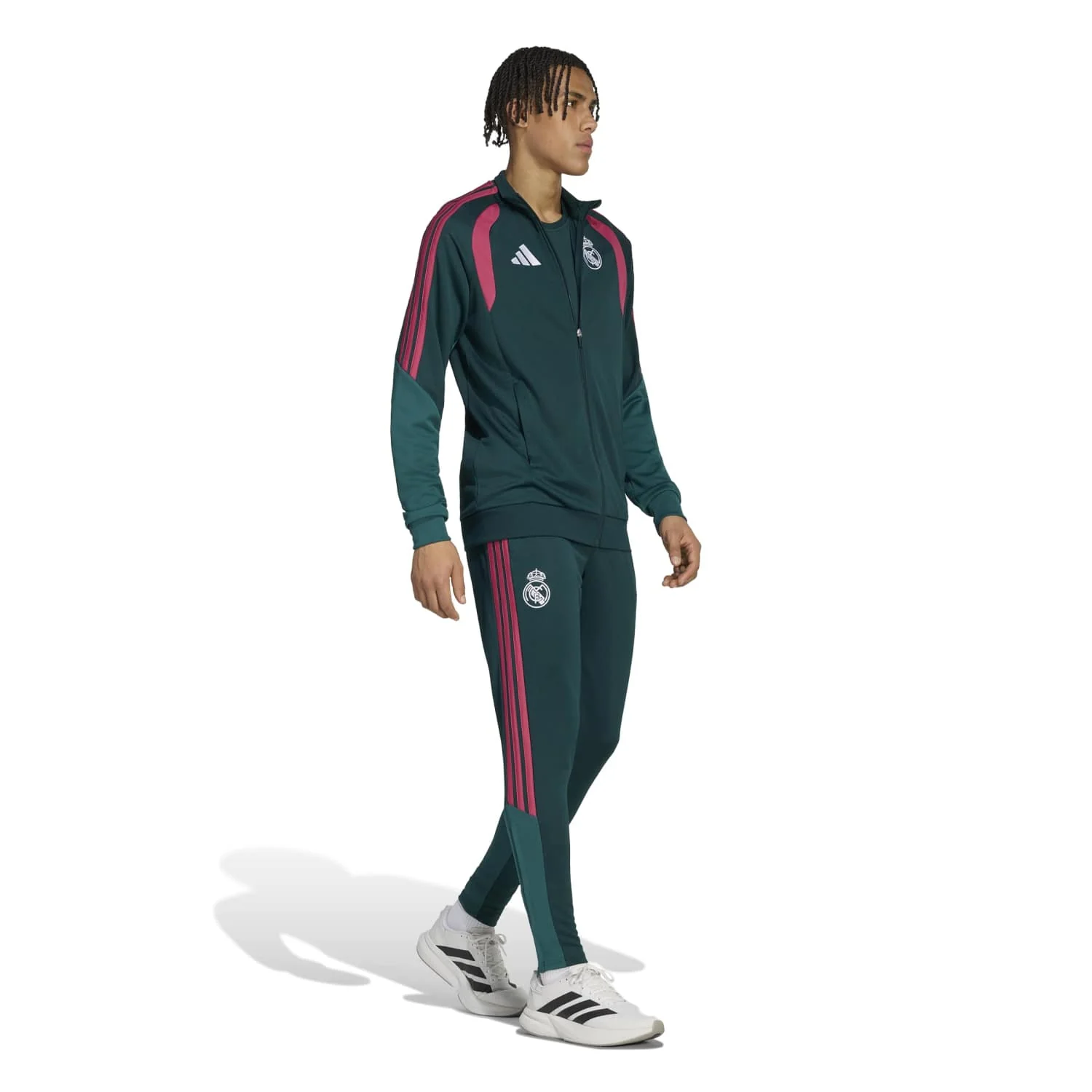 Mens adidas Training Tracksuit 26/27 Green - Image 6