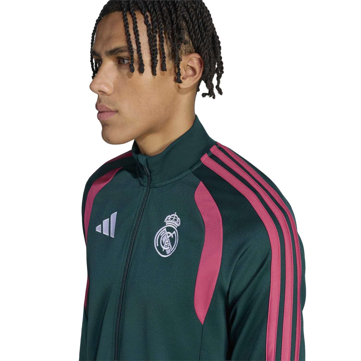 Mens adidas Training Tracksuit 26/27 Green - Image 7