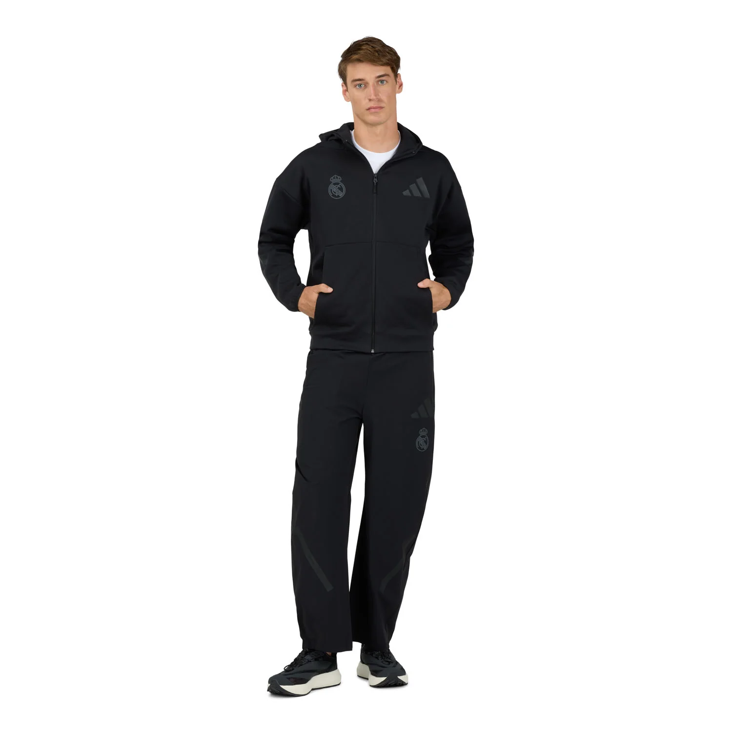 Mens adidas Real Urban Z.N.E. Woven Pants Black - Image 3