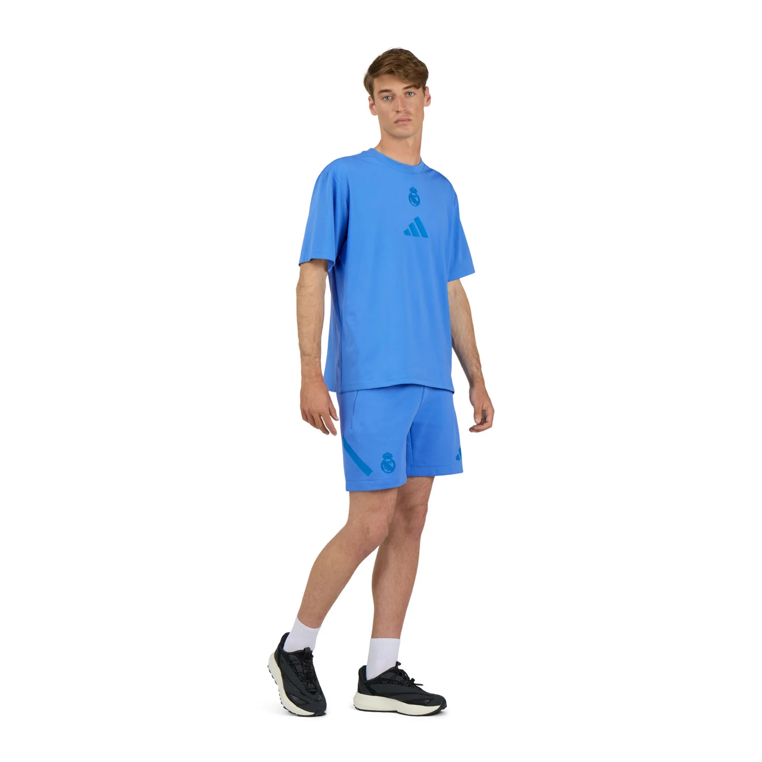 Mens adidas Real Urban Z.N.E. Shorts Blue - Image 3