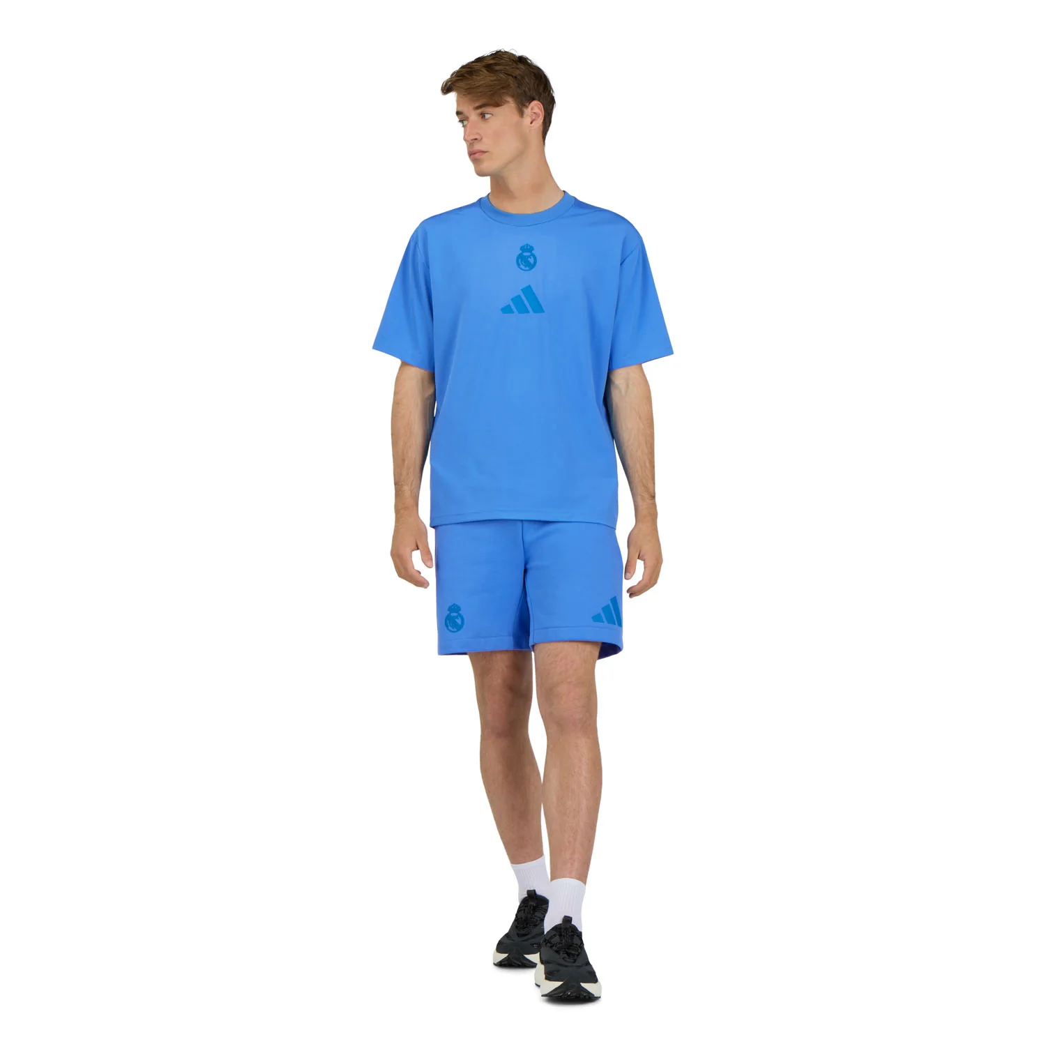 Mens adidas Real Urban Z.N.E. Shorts Blue - Image 4