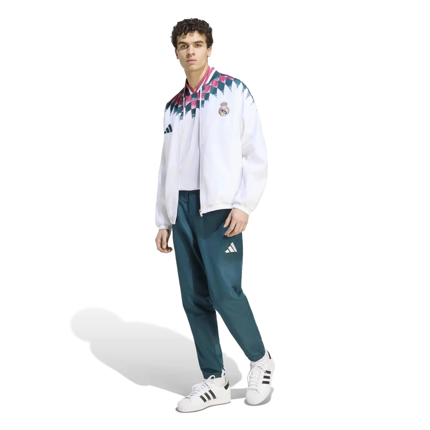 Mens adidas ST Pants 26/27 White - Image 4