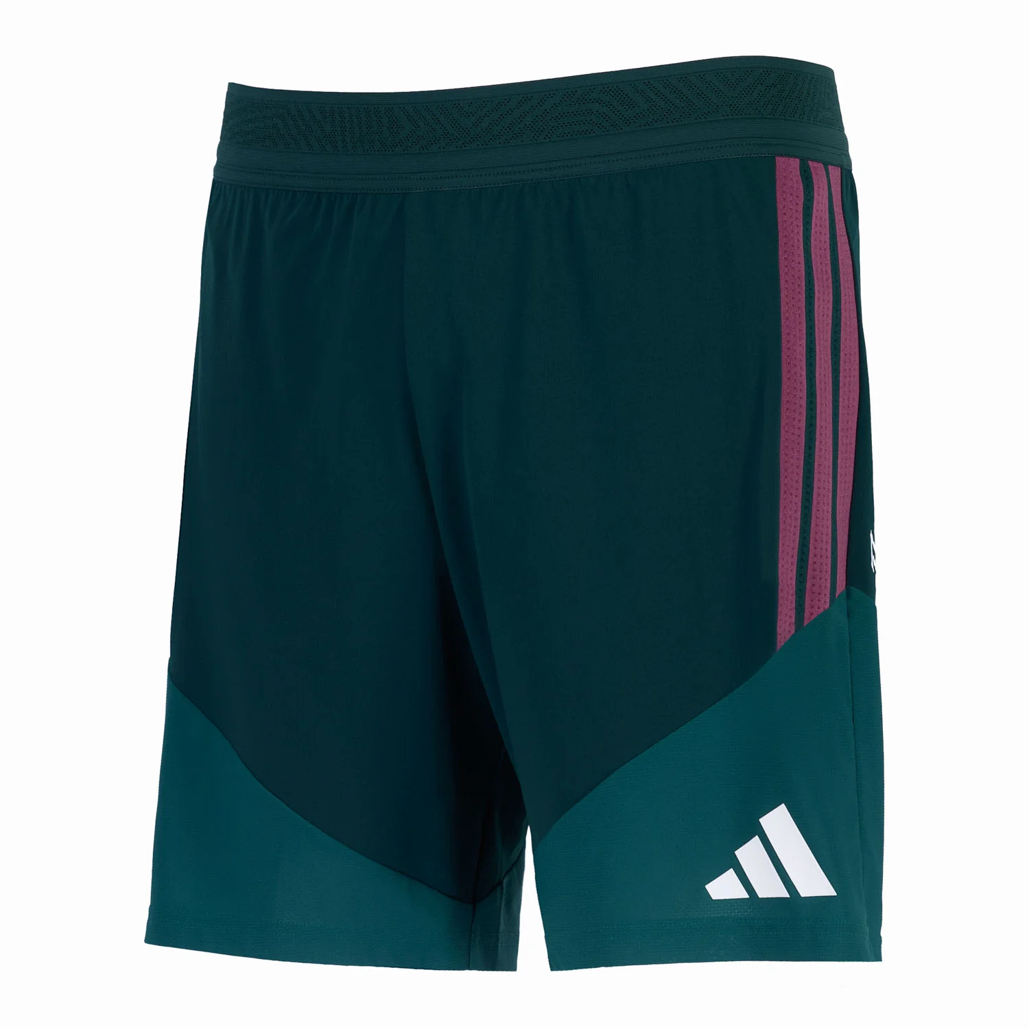 Mens adidas Pro Training Shorts 26/27 Green - Image 2