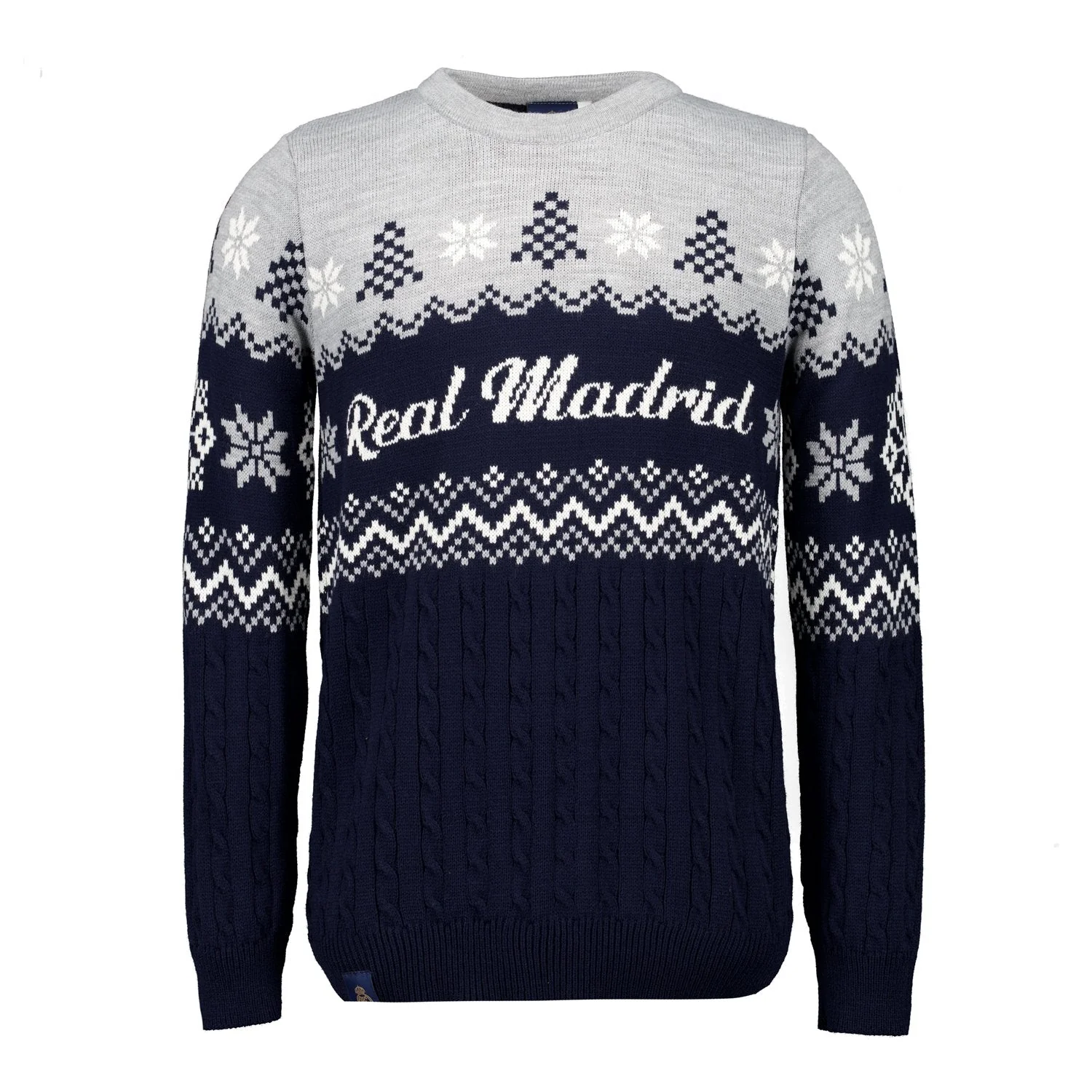 Men’s Navy Real Madrid Christmas Sweater