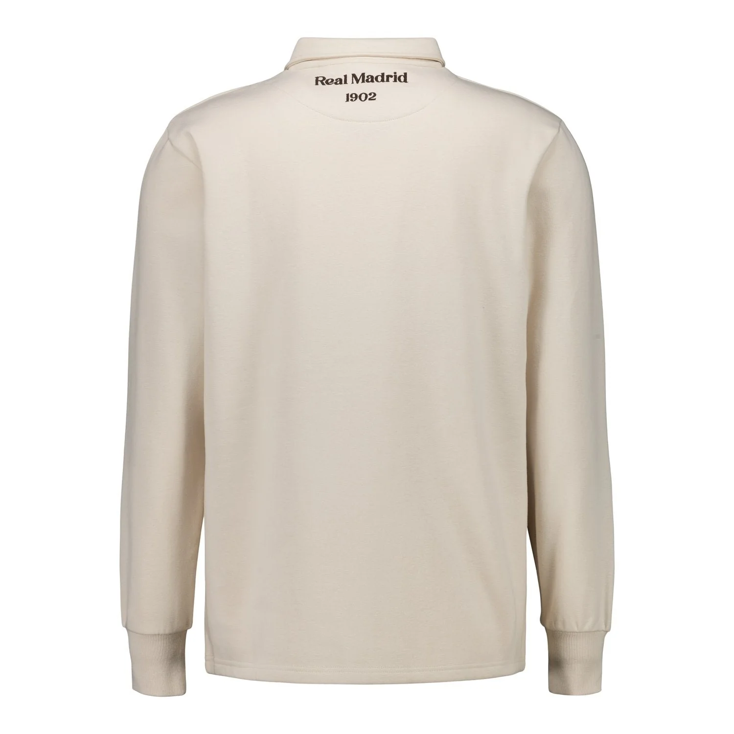 Men’s Classic Beige Polo Sweatshirt - Image 2