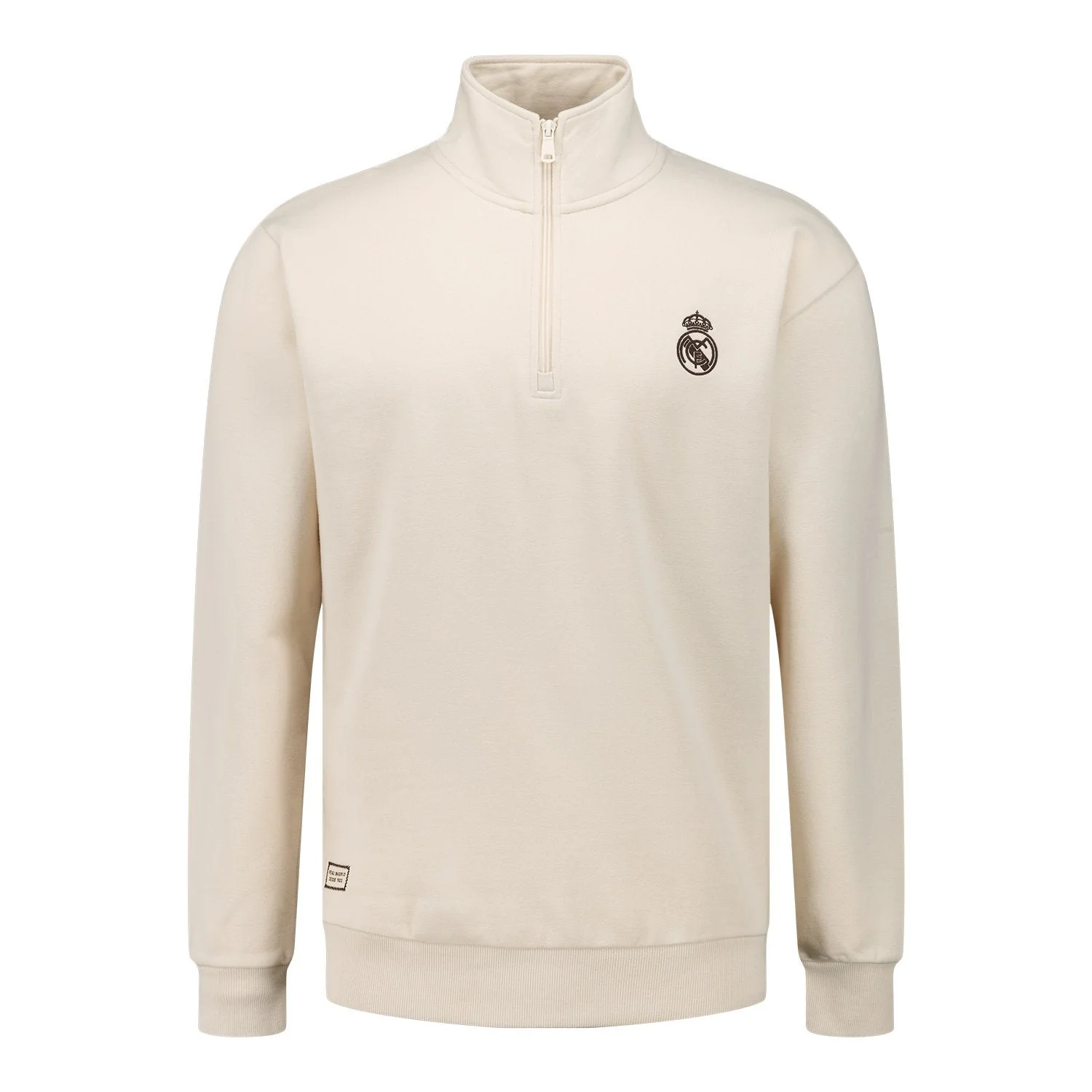 Men’s Beige Classic Zip Sweatshirt