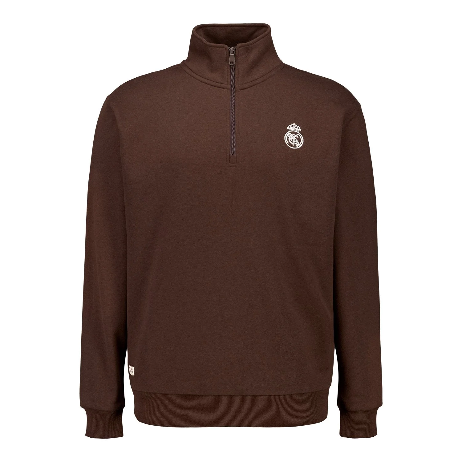 Men’s Classic Brown Zip-Up Sweatshirt