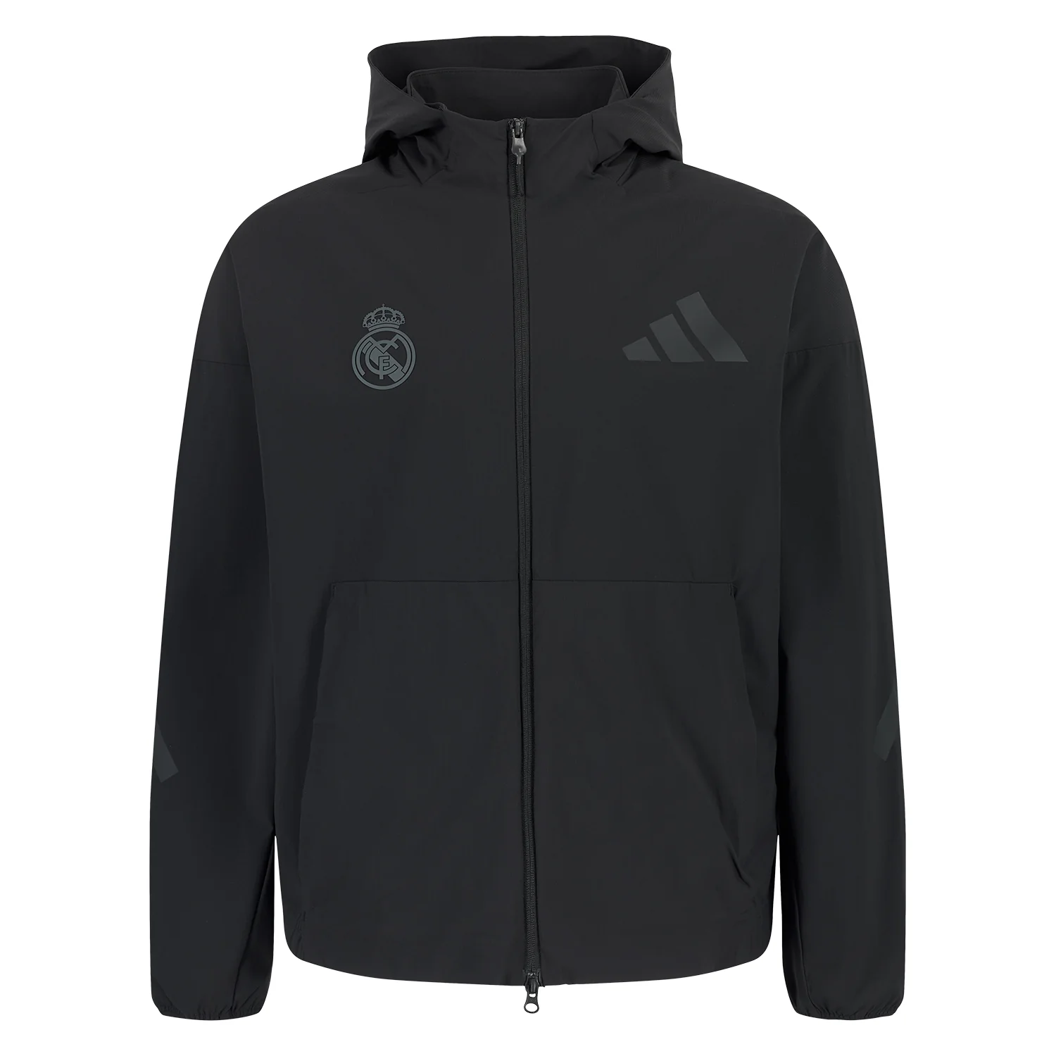 Mens adidas Real Urban Z.N.E. Woven Track Top Black
