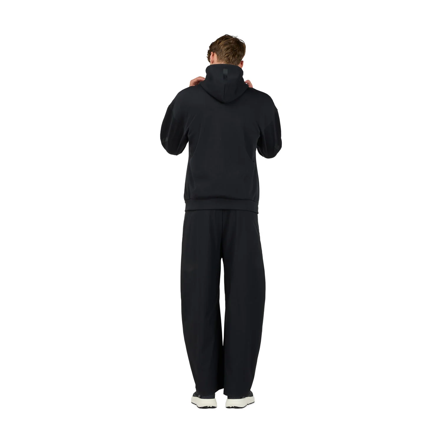 Mens adidas Real Urban Z.N.E. Woven Track Top Black - Image 5