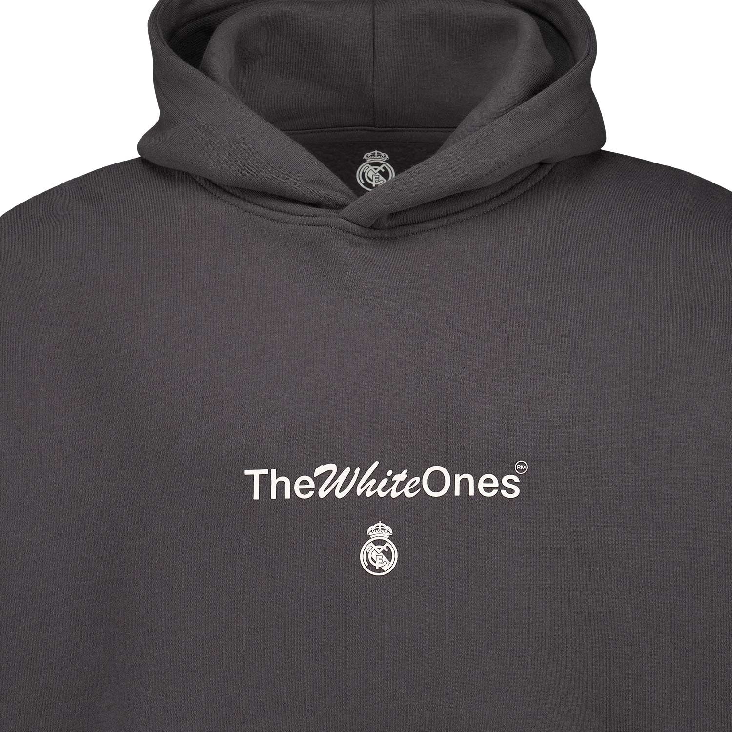 Mens The White Ones Graphic Hoodie Black - Image 2