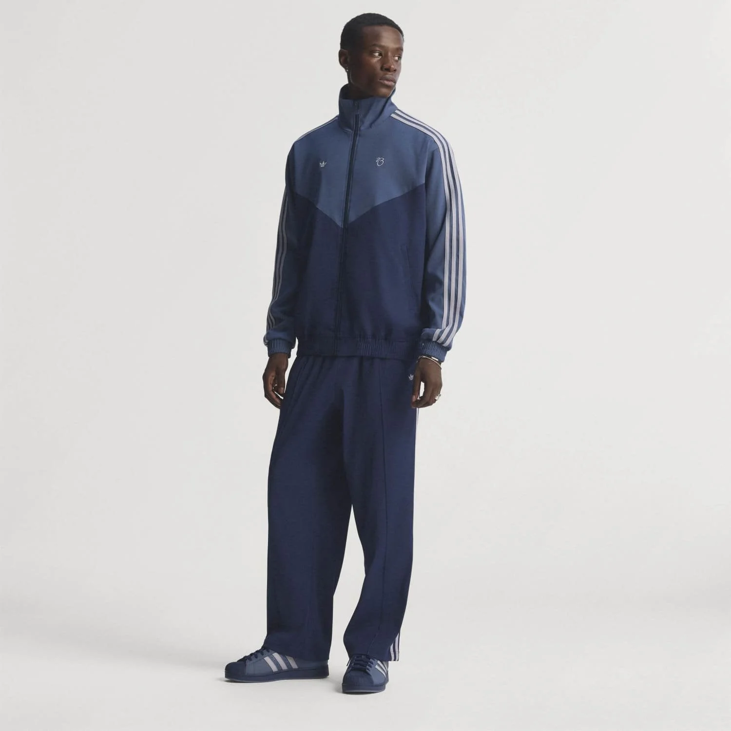 Mens adidas Track Top Jude Bellingham Navy - Image 2