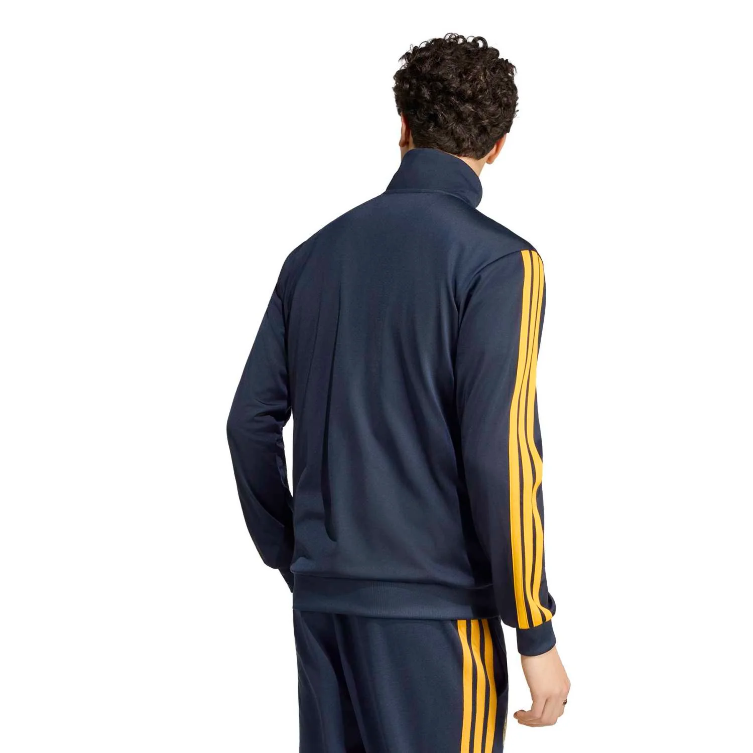 Mens adidas DNA Track Top 26/27 Navy - Image 3