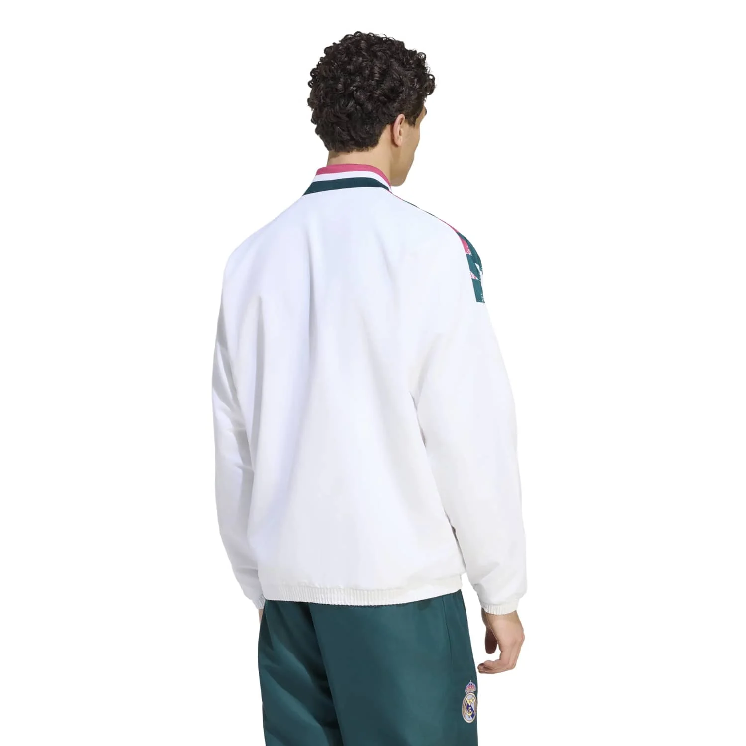 Mens adidas ST Tracktop 26/27 White - Image 3
