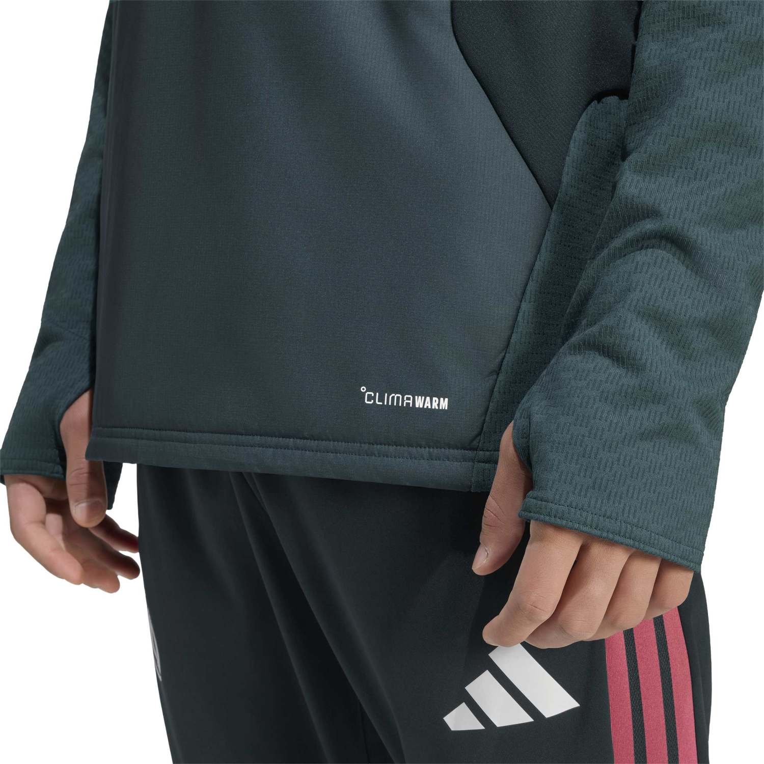 Mens adidas Training Winter Top 26/27 Green - Image 3