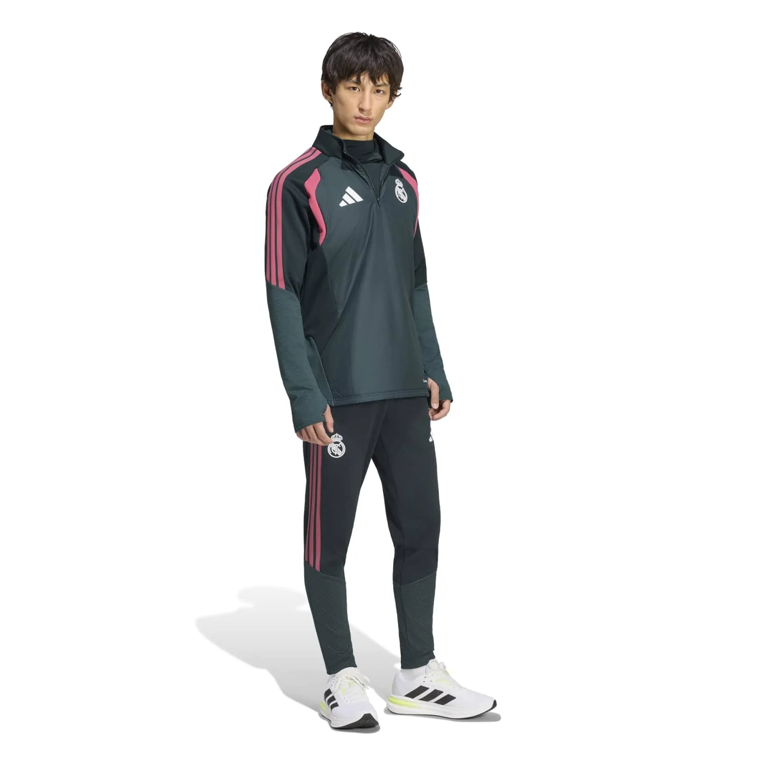 Mens adidas Training Winter Top 26/27 Green - Image 7