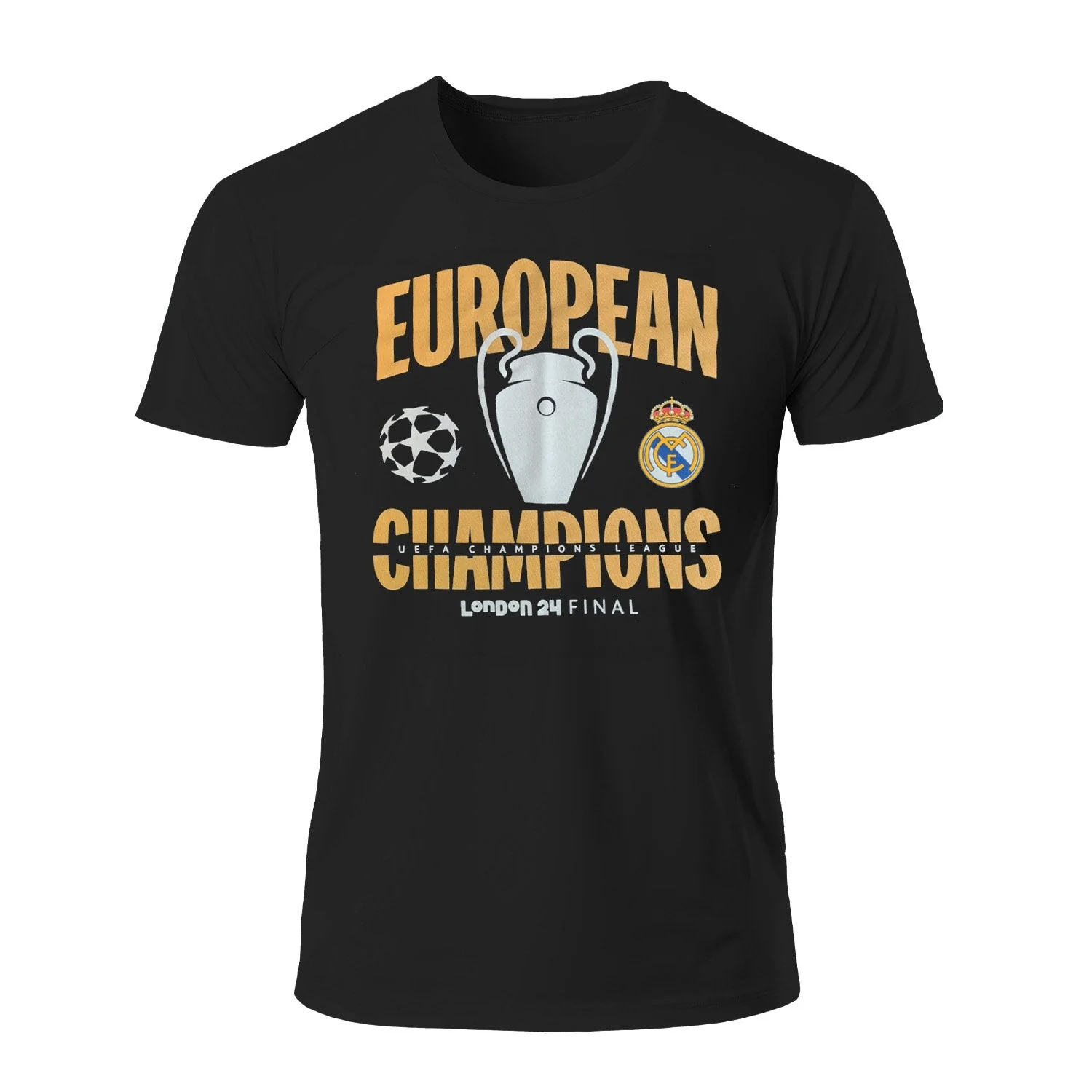 Men’s Black UCL 15 Champions T‑Shirt