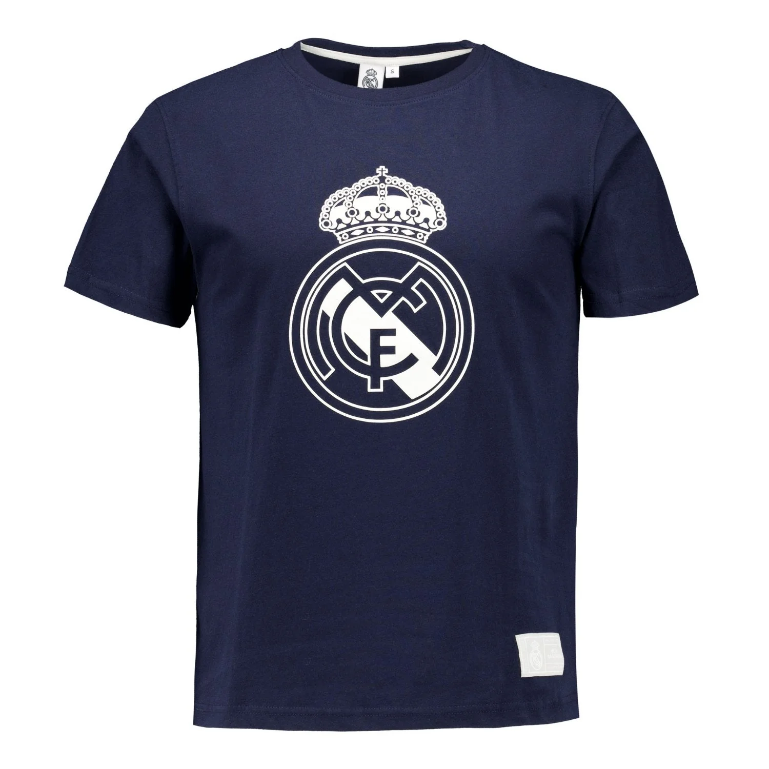 Men’s Navy Color Crest T-Shirt Real Madrid