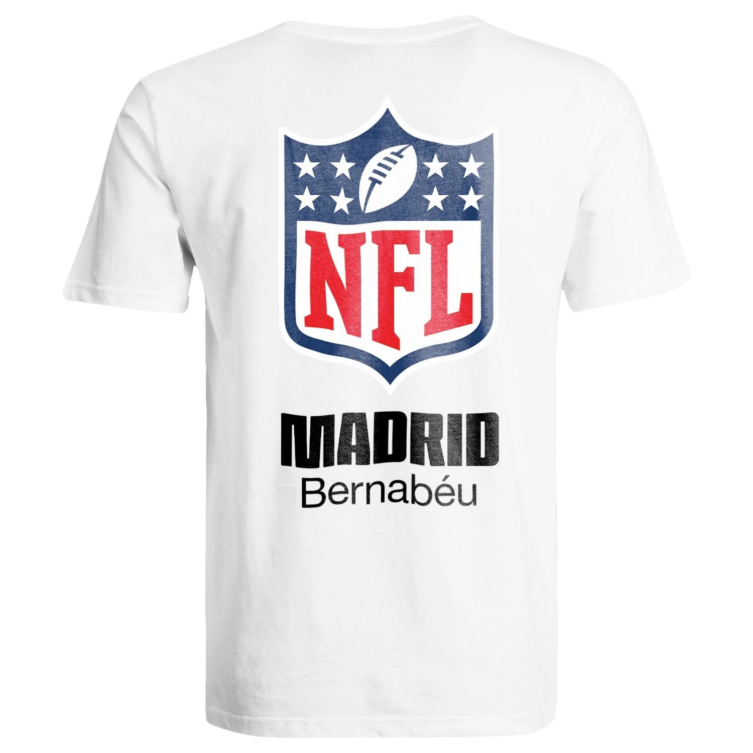 Men’s White Bernabéu x NFL Crest T‑Shirt