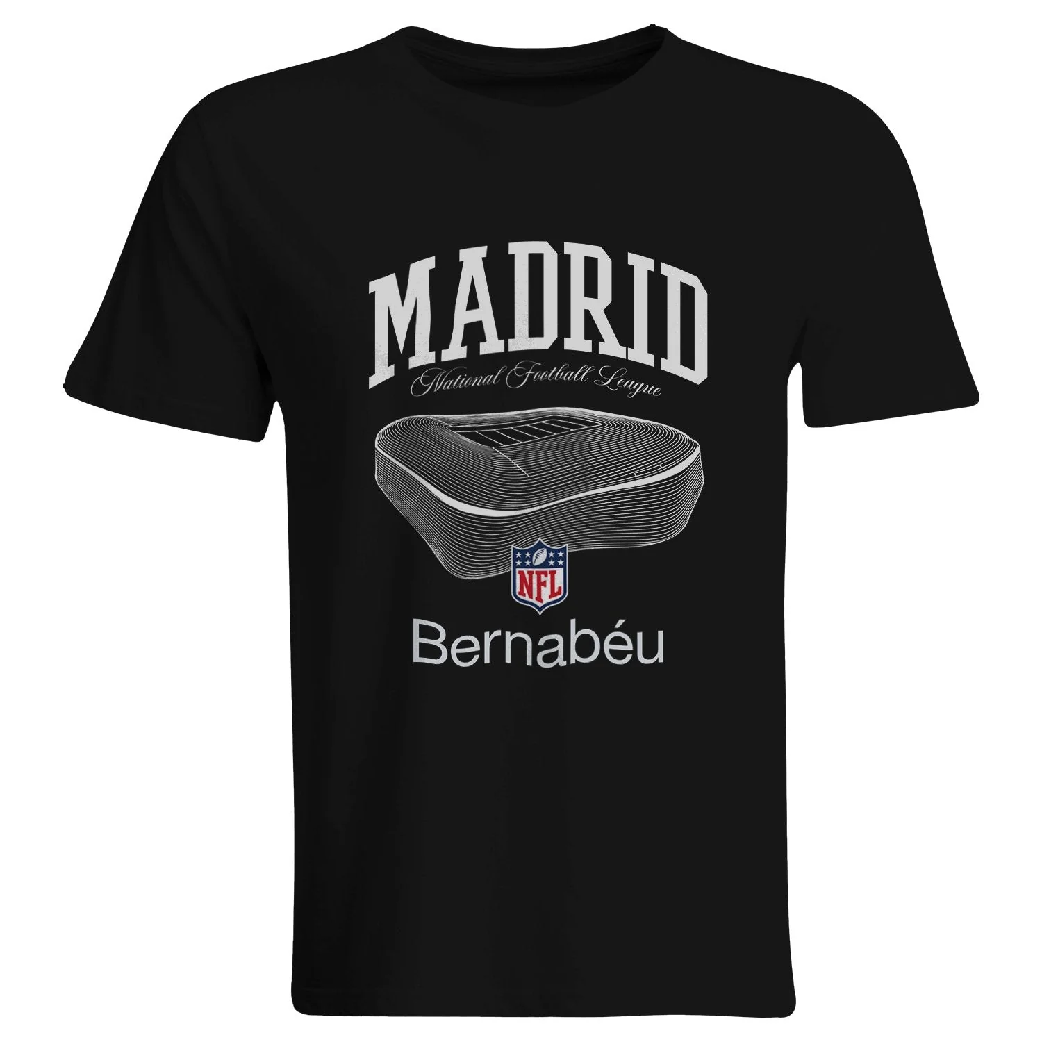 Men’s Bernabéu x NFL Stadium Black T-Shirt